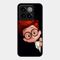 Cartoon Boy Glossy Metal Case Cover For Xiaomi 14 5G