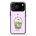 Cartoon Matcha Tea We Bare Bears Glossy Metal Case Cover For iPhone 17 Pro Max