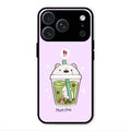 Cartoon Matcha Tea We Bare Bears Glossy Metal Case Cover For iPhone 17 Pro