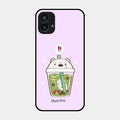 Cartoon Matcha Tea We Bare Bears Glossy Metal Case Cover For Nothing Phone 1