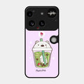 Cartoon Matcha Tea We Bare Bears Glossy Metal Case Cover For Nothing Phone 3 5G