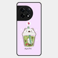 Cartoon Matcha Tea We Bare Bears Glossy Metal Case Cover For Oneplus 11R 5G