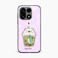 Cartoon Matcha Tea We Bare Bears Glossy Metal Case Cover For OnePlus 15 5G