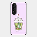 Cartoon Matcha Tea We Bare Bears Glossy Metal Case Cover For Oneplus Nord Ce 4 5G