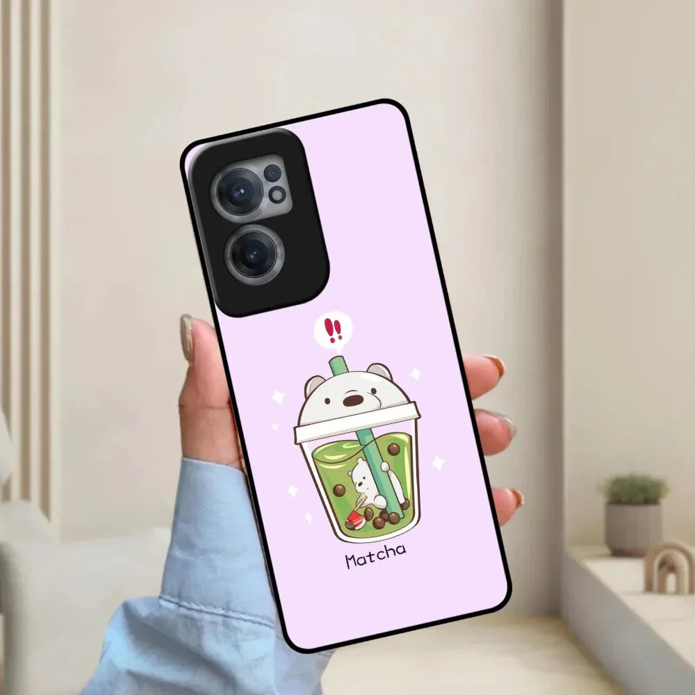 Cartoon Matcha Tea We Bare Bears Glossy Metal Case Cover For OnePlus - ShopOnCliQ