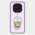 Cartoon Matcha Tea We Bare Bears Glossy Metal Case Cover For Oppo F29 5G