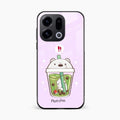 Cartoon Matcha Tea We Bare Bears Glossy Metal Case Cover For Oppo Find X9 5G