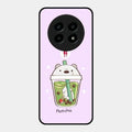 Cartoon Matcha Tea We Bare Bears Glossy Metal Case Cover For Realme 13 Pro Plus 5G