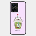 Cartoon Matcha Tea We Bare Bears Glossy Metal Case Cover For Realme C55