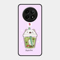 Cartoon Matcha Tea We Bare Bears Glossy Metal Case Cover For Realme C65 5G
