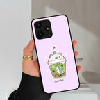 Cartoon Matcha Tea We Bare Bears Glossy Metal Case Cover For Redmi - ShopOnCliQ
