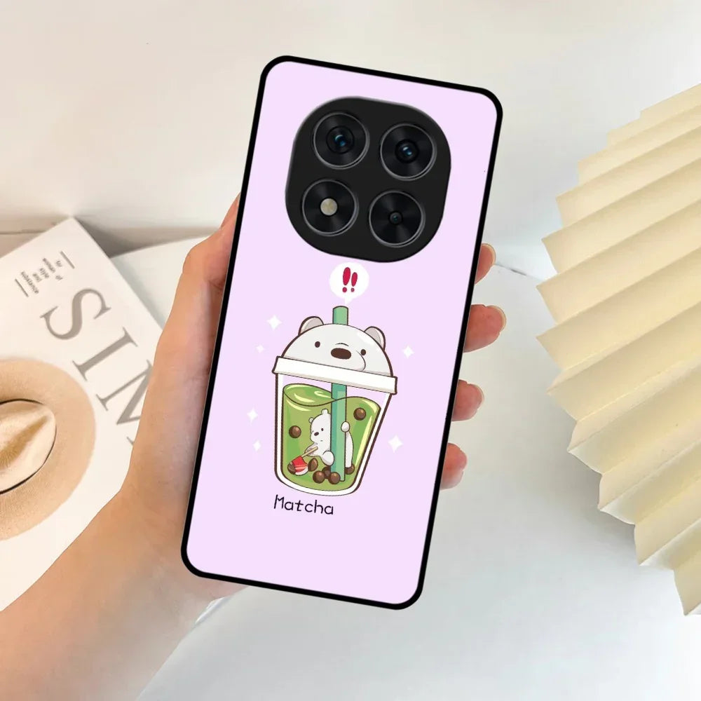 Cartoon Matcha Tea We Bare Bears Glossy Metal Case Cover For Redmi - ShopOnCliQ
