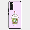 Cartoon Matcha Tea We Bare Bears Glossy Metal Case Cover For Vivo V20 Se