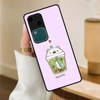 Cartoon Matcha Tea We Bare Bears Glossy Metal Case Cover For Vivo - ShopOnCliQ