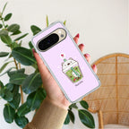 Cartoon Matcha Tea We Bare Bears Silicon Case For Google