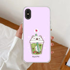 Cartoon Matcha Tea We Bare Bears Silicon Case For iPhone XR