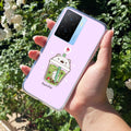 Cartoon Matcha Tea We Bare Bears Silicon Case For iQOO Z7s 5G