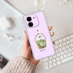 Cartoon Matcha Tea We Bare Bears Silicon Case For iQOO Z9x 5G