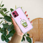 Cartoon Matcha Tea We Bare Bears Anti Yellow Case For Motorola G84 5G