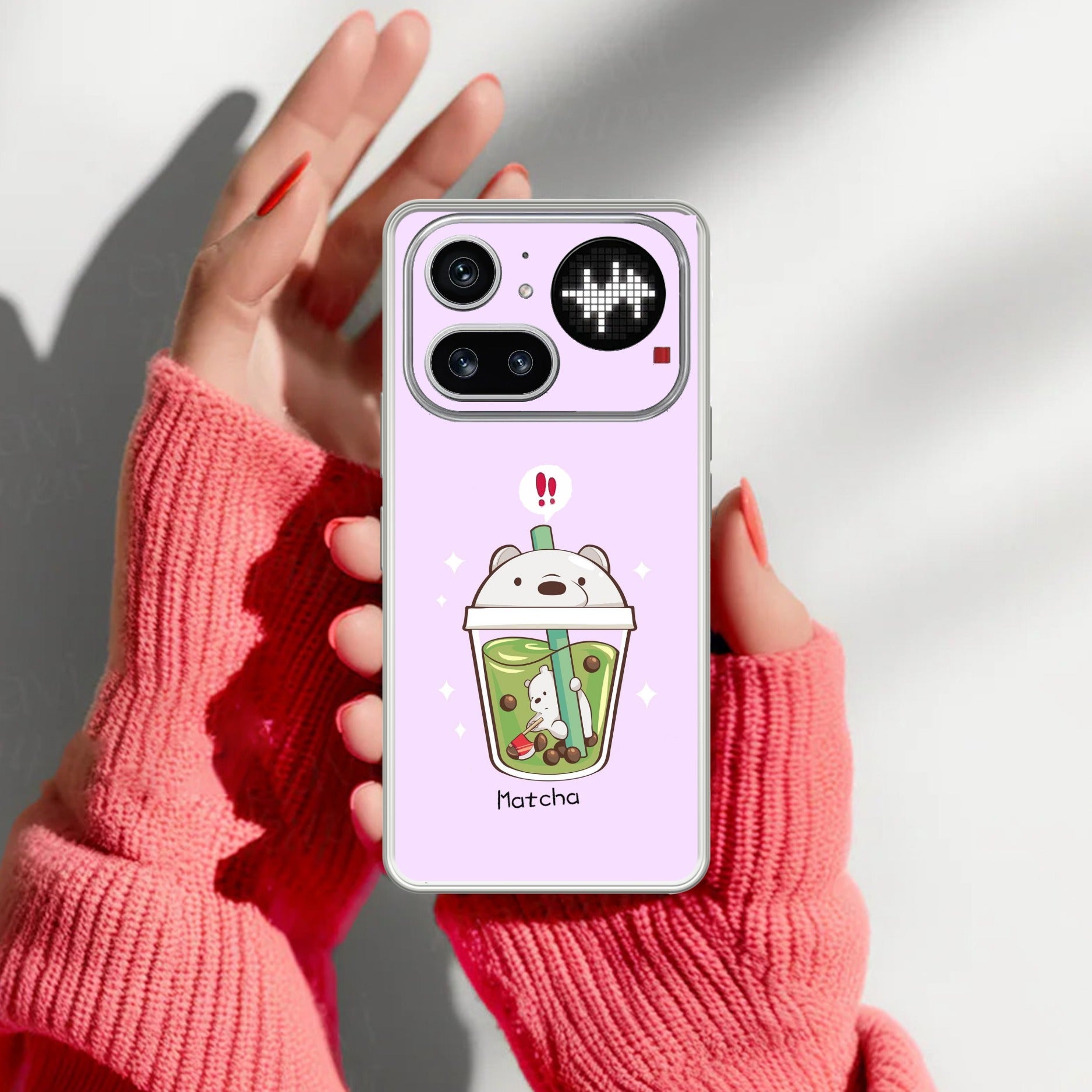 Cartoon Matcha Tea We Bare Bears Silicon Case For Nothing Phone 4A Pro 5G