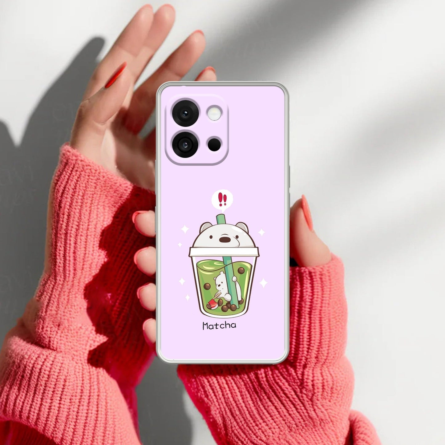Cartoon Matcha Tea We Bare Bears Silicon Case For OnePlus