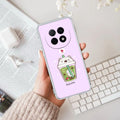 Cartoon Matcha Tea We Bare Bears Silicon Case For Oppo F29 Pro 5G