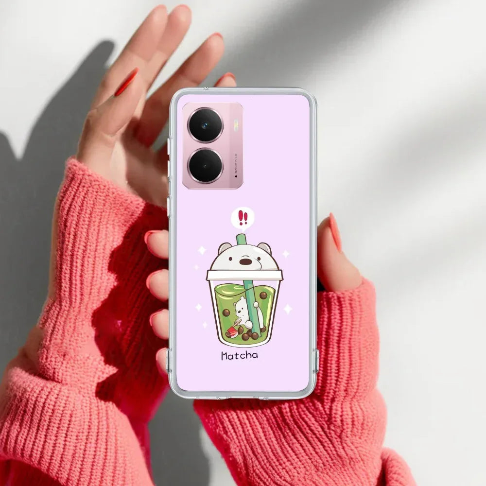 Cartoon Matcha Tea We Bare Bears Silicon Case For Realme Narzo 70 5G
