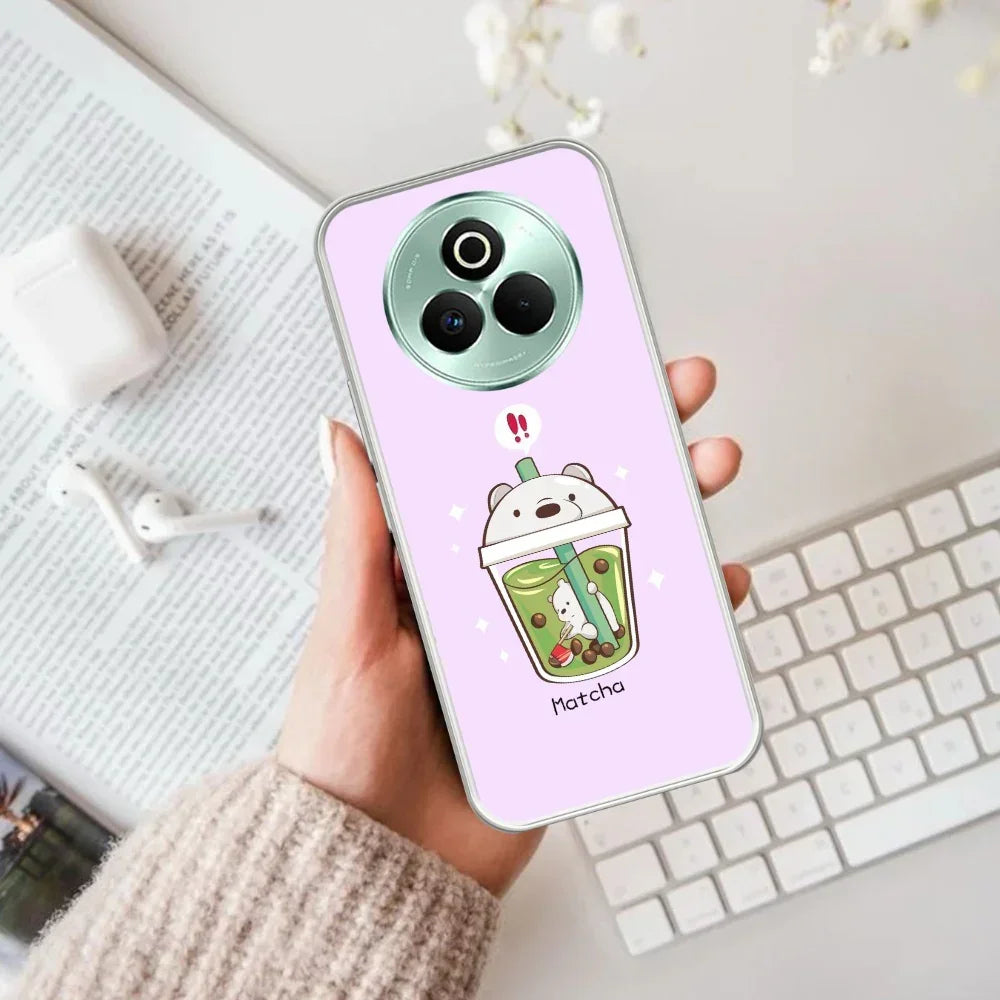 Cartoon Matcha Tea We Bare Bears Silicon Case For Realme P1 5G