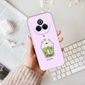 Cartoon Matcha Tea We Bare Bears Anti Yellow Case For Realme P3 Pro 5G