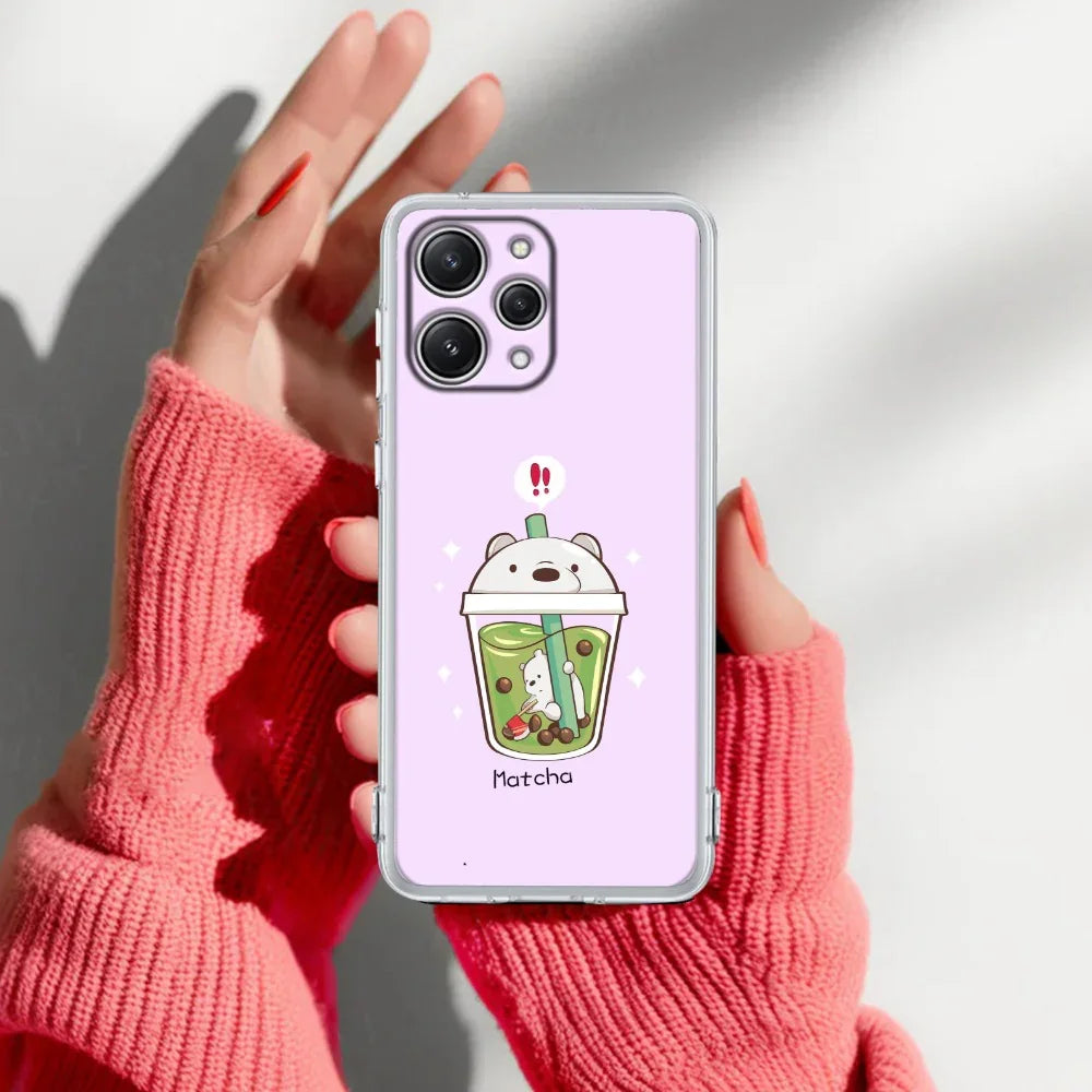 Cartoon Matcha Tea We Bare Bears Silicon Case For Redmi/Xiaomi - ShopOnCliQ