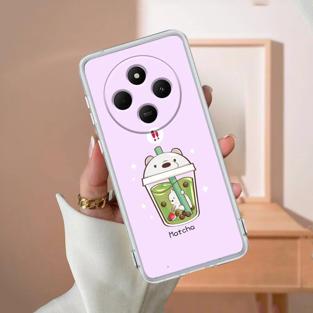 Cartoon Matcha Tea We Bare Bears Silicon Case For Redmi/Xiaomi - ShopOnCliQ