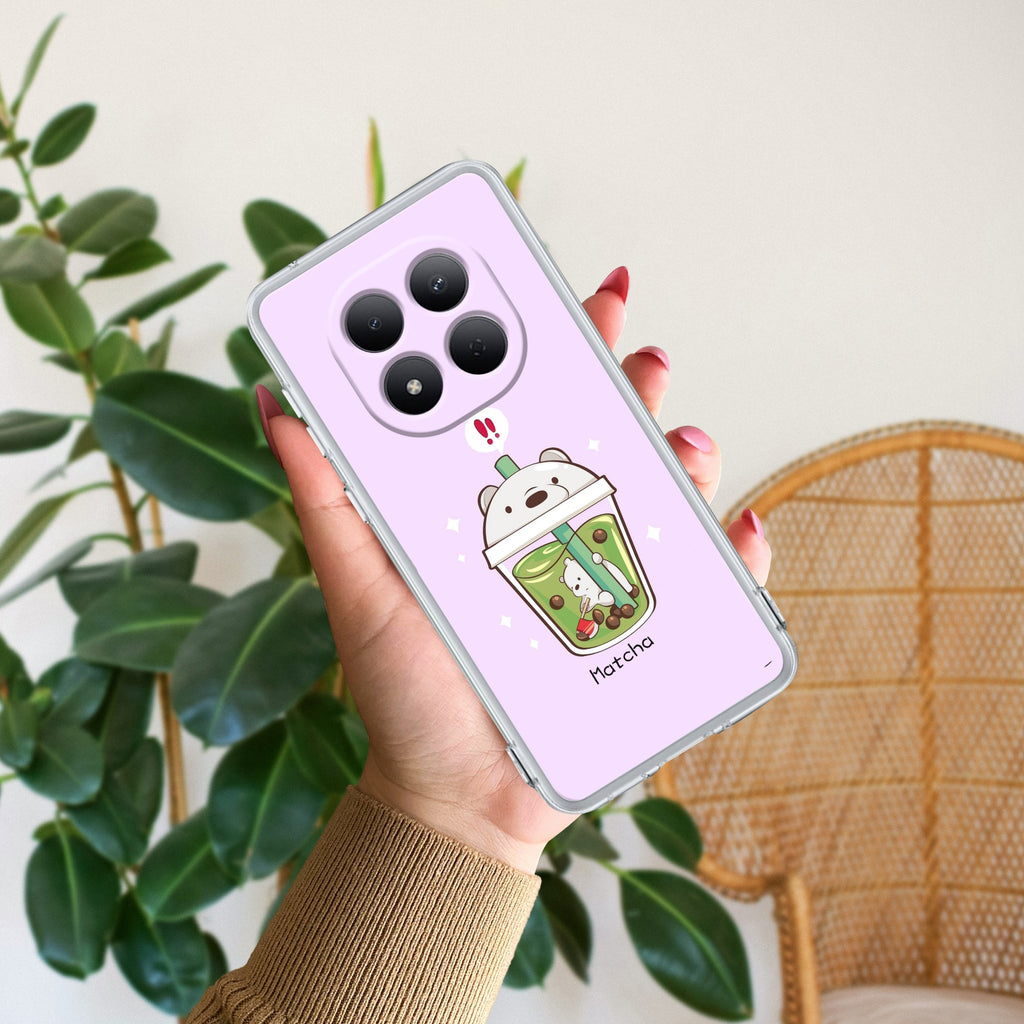 Cartoon Matcha Tea We Bare Bears Silicon Case For Redmi Note 15 Pro Plus 5G