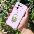 Cartoon Matcha Tea We Bare Bears Silicon Case For Vivo T3 Pro 5G