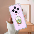 Cartoon Matcha Tea We Bare Bears Silicon Case For Vivo X200T 5G