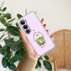 Cartoon Matcha Tea We Bare Bears Silicon Case For Vivo Y300 5G