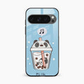 Cartoon Milk Tea We Bare Bears Glossy Metal Case Cover For Google Pixel 10 Pro XL