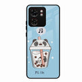 Cartoon Milk Tea We Bare Bears Glossy Metal Case Cover For Motorola Edge 40