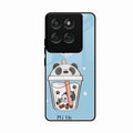 Cartoon Milk Tea We Bare Bears Glossy Metal Case Cover For Motorola Edge 60 Pro 5G