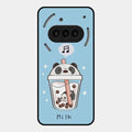 Cartoon Milk Tea We Bare Bears Glossy Metal Case Cover For Nothing Phone 3A 5G