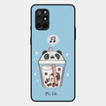Cartoon Milk Tea We Bare Bears Glossy Metal Case Cover For Oneplus 8T