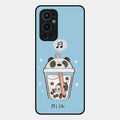 Cartoon Milk Tea We Bare Bears Glossy Metal Case Cover For Oneplus 9 Pro 5G