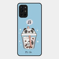 Cartoon Milk Tea We Bare Bears Glossy Metal Case Cover For Oneplus 9R 5G