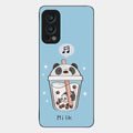 Cartoon Milk Tea We Bare Bears Glossy Metal Case Cover For Oneplus Nord 2 5G