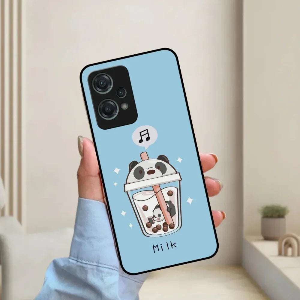 Cartoon Milk Tea We Bare Bears Glossy Metal Case Cover For OnePlus - ShopOnCliQ