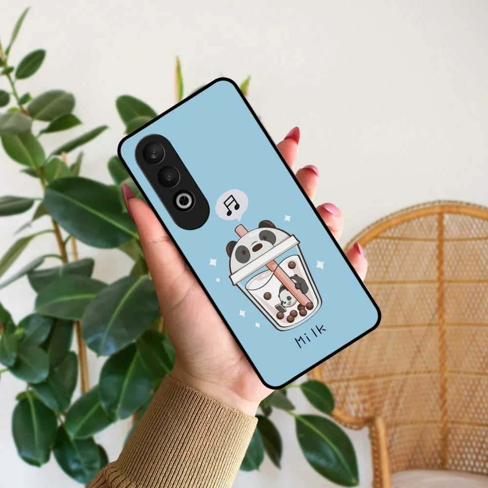 Cartoon Milk Tea We Bare Bears Glossy Metal Case Cover For OnePlus - ShopOnCliQ