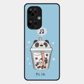 Cartoon Milk Tea We Bare Bears Glossy Metal Case Cover For Oneplus Nord Ce5 5G