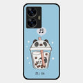Cartoon Milk Tea We Bare Bears Glossy Metal Case Cover For Realme C55