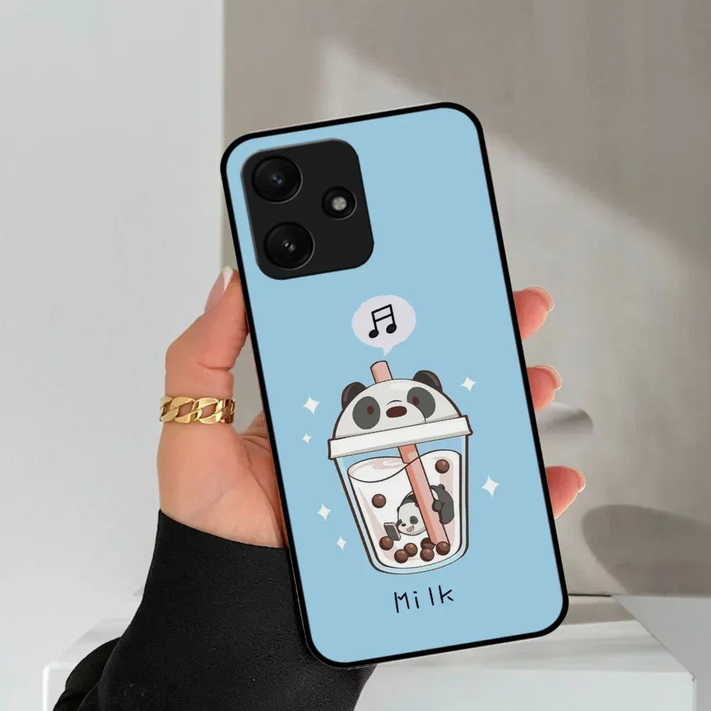 Cartoon Milk Tea We Bare Bears Glossy Metal Case Cover For Redmi - ShopOnCliQ