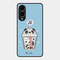 Cartoon Milk Tea We Bare Bears Glossy Metal Case Cover For Samsung Galaxy S25 Edge 5G