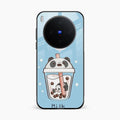 Cartoon Milk Tea We Bare Bears Glossy Metal Case Cover For Vivo X300 5G